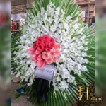 خرید تاج گل ترحیم در تهران با گلایل